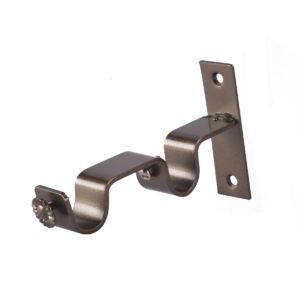 Soporte muro doble 19 y 19mm café