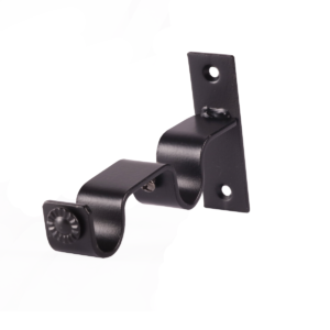 Soporte muro doble 19 y 19mm negro