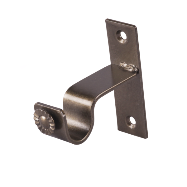 Soporte muro simple 19mm café