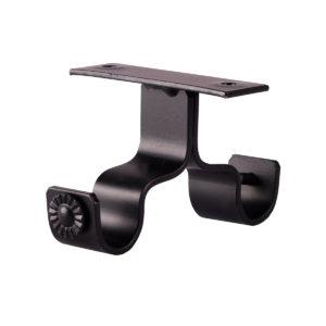 Soporte techo doble 19 y 19mm negro