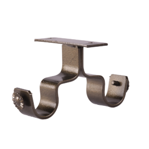 Soporte techo doble 25 y 25mm café