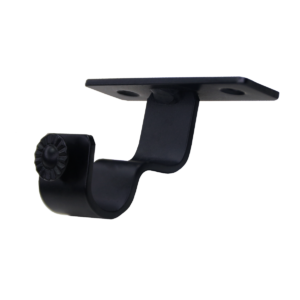 Soporte techo simple 19mm negro