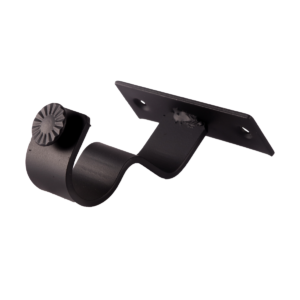 Soporte techo simple 25mm negro