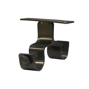 Soporte techo doble 19 y 19mm café